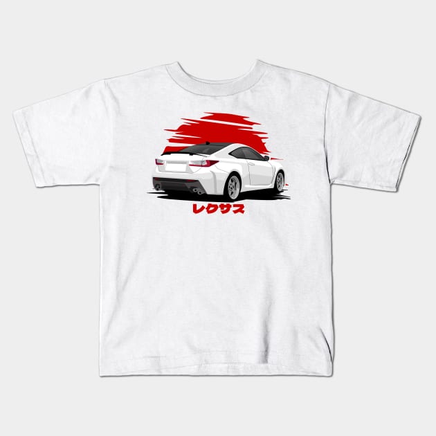 Lexus RC F JDM Style Kids T-Shirt by Rebellion Store